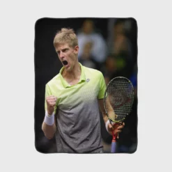 Kevin Anderson South African Professional Tennis Player Fleece Blanket 1