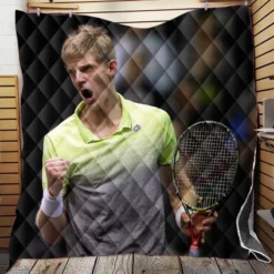 Kevin Anderson South African Professional Tennis Player Quilt Blanket