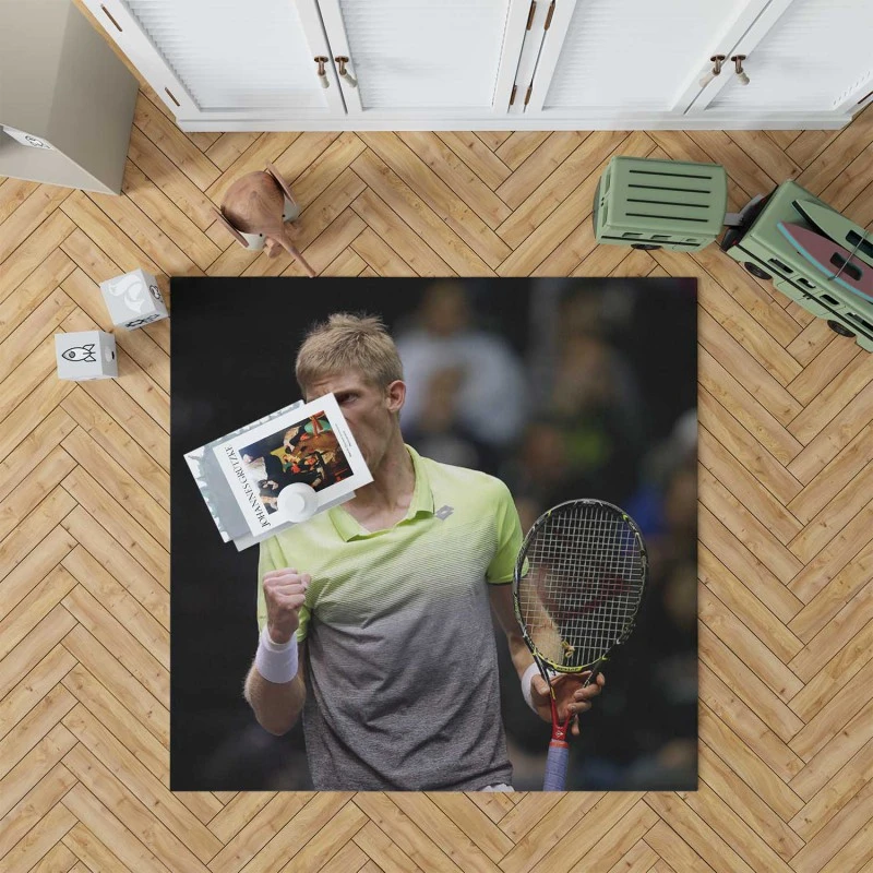 Kevin Anderson South African Professional Tennis Player Rug