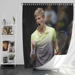 Kevin Anderson South African Professional Tennis Player Shower Curtain