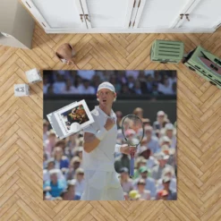 Kevin Anderson Top Ranked Tennis Player Rug