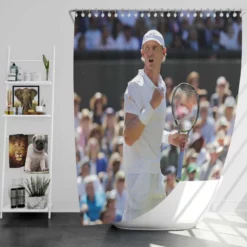 Kevin Anderson Top Ranked Tennis Player Shower Curtain