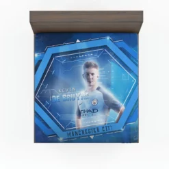 Kevin De Bruyne Belgian professional football Player Fitted Sheet
