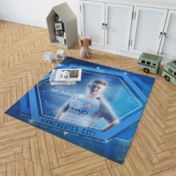 Kevin De Bruyne Belgian professional football Player Rug 1