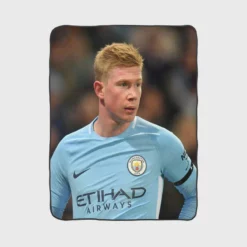 Kevin De Bruyne Excellent Man City Football Player Fleece Blanket 1