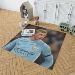 Kevin De Bruyne Excellent Man City Football Player Rug 1