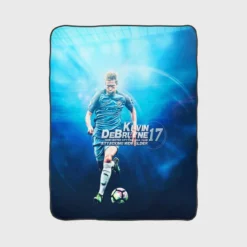 Kevin De Bruyne Excellent Soccer Player Fleece Blanket 1