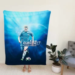 Kevin De Bruyne Excellent Soccer Player Fleece Blanket