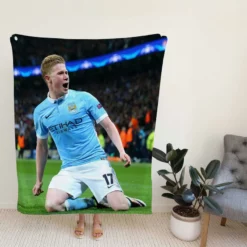 Kevin De Bruyne Top Ranked Soccer Player Fleece Blanket