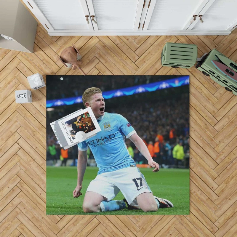 Kevin De Bruyne Top Ranked Soccer Player Rug