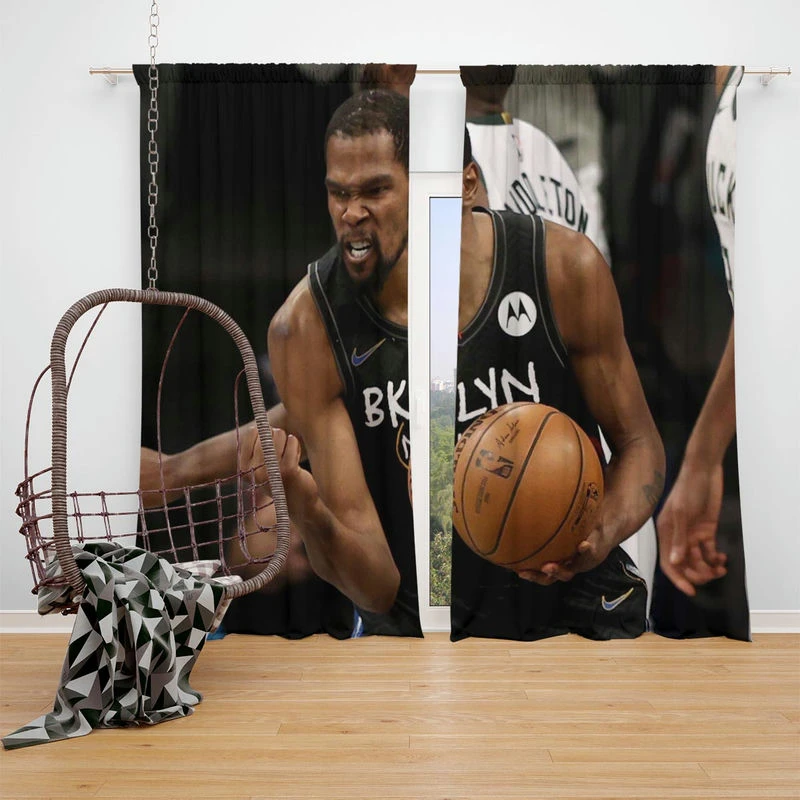 Kevin Durant Classic NBA Basketball Player Window Curtain