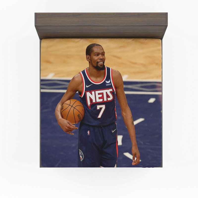 Kevin Durant Energetic NBA Basketball Player Fitted Sheet