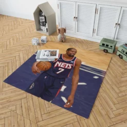 Kevin Durant Energetic NBA Basketball Player Rug 1