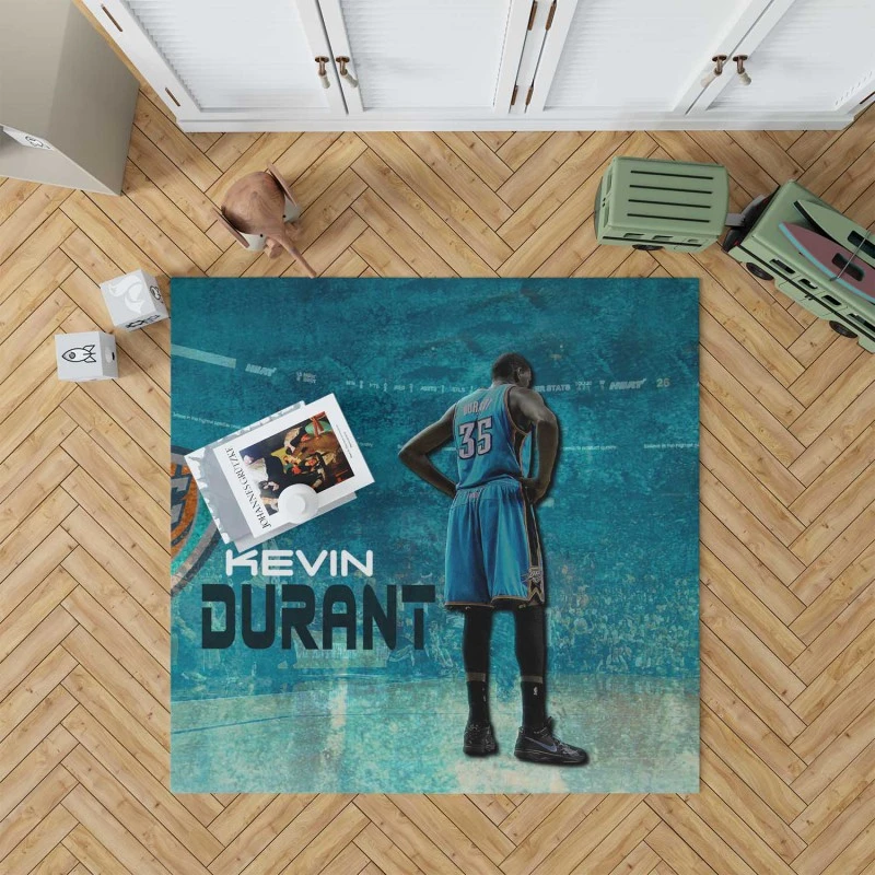 Kevin Durant Excellent NBA Basketball Player Rug