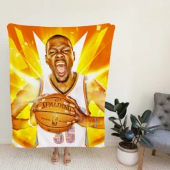 Kevin Durant Exciting NBA Basketball Player Fleece Blanket
