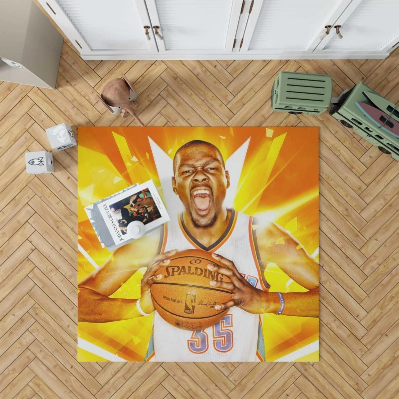 Kevin Durant Exciting NBA Basketball Player Rug