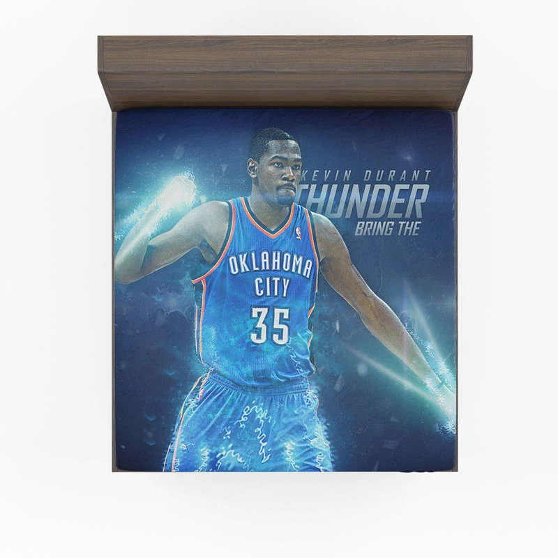 Kevin Durant Top Ranked NBA Basketball Player Fitted Sheet