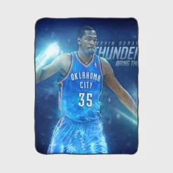 Kevin Durant Top Ranked NBA Basketball Player Fleece Blanket 1