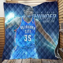 Kevin Durant Top Ranked NBA Basketball Player Quilt Blanket