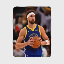 Klay Thompson Professional NBA Basketball Player Fleece Blanket 1