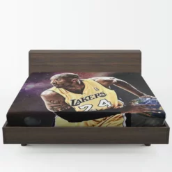 Kobe Bryant Competitive NBA Basketball Player Fitted Sheet 1