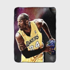 Kobe Bryant Competitive NBA Basketball Player Fleece Blanket 1
