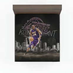 Kobe Bryant Excellent NBA Basketball Player Fitted Sheet