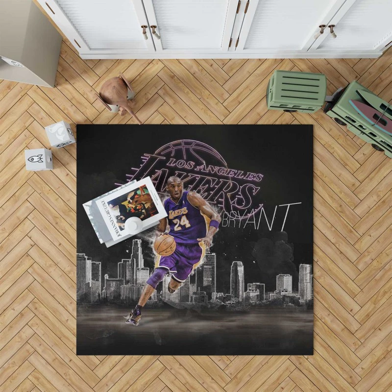 Kobe Bryant Excellent NBA Basketball Player Rug