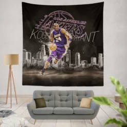 Kobe Bryant Excellent NBA Basketball Player Tapestry