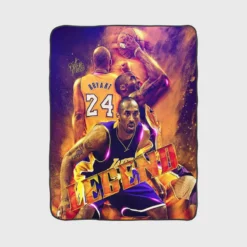 Kobe Bryant NBA Basketball Black Mamba Fleece Blanket 1