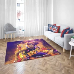 Kobe Bryant NBA Basketball Black Mamba Rug 2