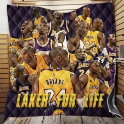 Kobe Bryant NBA Most Valuable Player Quilt Blanket