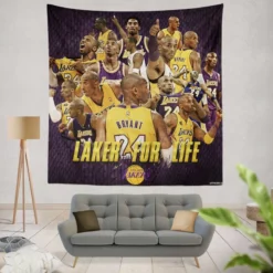 Kobe Bryant NBA Most Valuable Player Tapestry