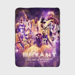 Kobe Bryant Strong NBA Basketball Player Fleece Blanket 1