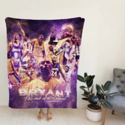 Kobe Bryant Strong NBA Basketball Player Fleece Blanket