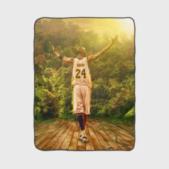 Kobe Bryant Unique NBA Basketball Player Fleece Blanket 1