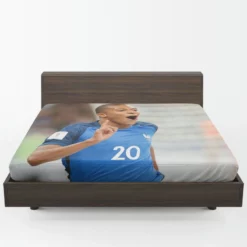 Kylian Mbappe Awarded France Football Player Fitted Sheet 1