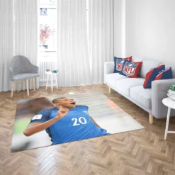 Kylian Mbappe Awarded France Football Player Rug 2