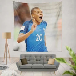 Kylian Mbappe Awarded France Football Player Tapestry