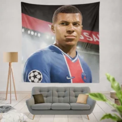 Kylian Mbappe FIFA 21 Game Tapestry