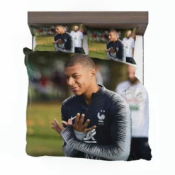 Kylian Mbappe Lottin  France Coupes de France Player Bedding Set 1