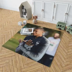 Kylian Mbappe Lottin  France Coupes de France Player Rug 1