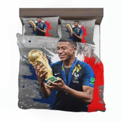 Kylian Mbappe Lottin  France Expensive Teenage Player Bedding Set 1