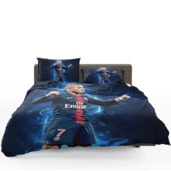 Kylian Mbappe Lottin  PSG Club World Cup Player Bedding Set
