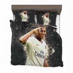 Kylian Mbappe Lottin  PSG FIFA World Cup Player Bedding Set 1