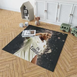 Kylian Mbappe Lottin  PSG FIFA World Cup Player Rug 1