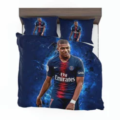 Kylian Mbappe Lottin  PSG Globe Soccer Best Player Bedding Set 1