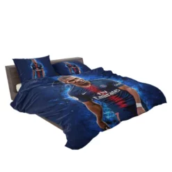 Kylian Mbappe Lottin  PSG Globe Soccer Best Player Bedding Set 2