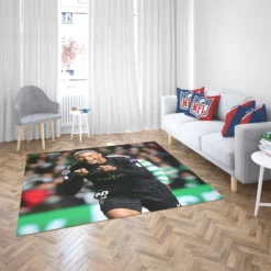 Kylian Mbappe Lottin  PSG UEFA Champions League Player Rug 2