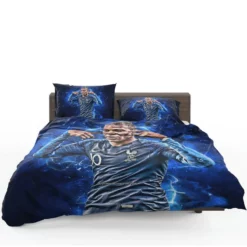 Kylian Mbappe Powerfull French Player Bedding Set
